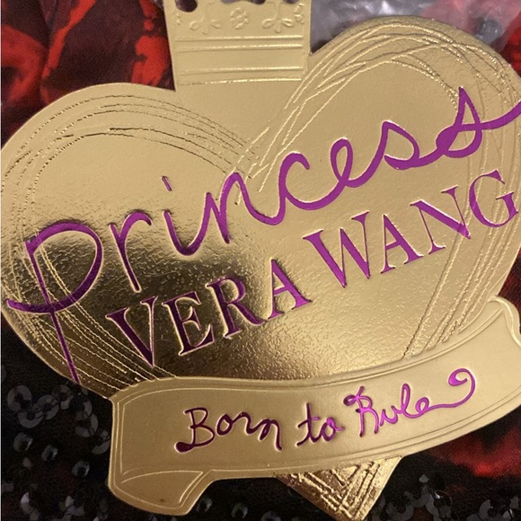 Princess Vera Wang Red Diamonds open back dress - Picture 2 of 4